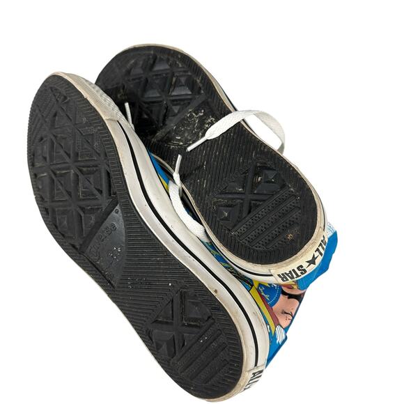 Converse All Star High Top Tennis Shoes Wonder Woman Size 8 DC Comics Rare - Picture 6 of 6